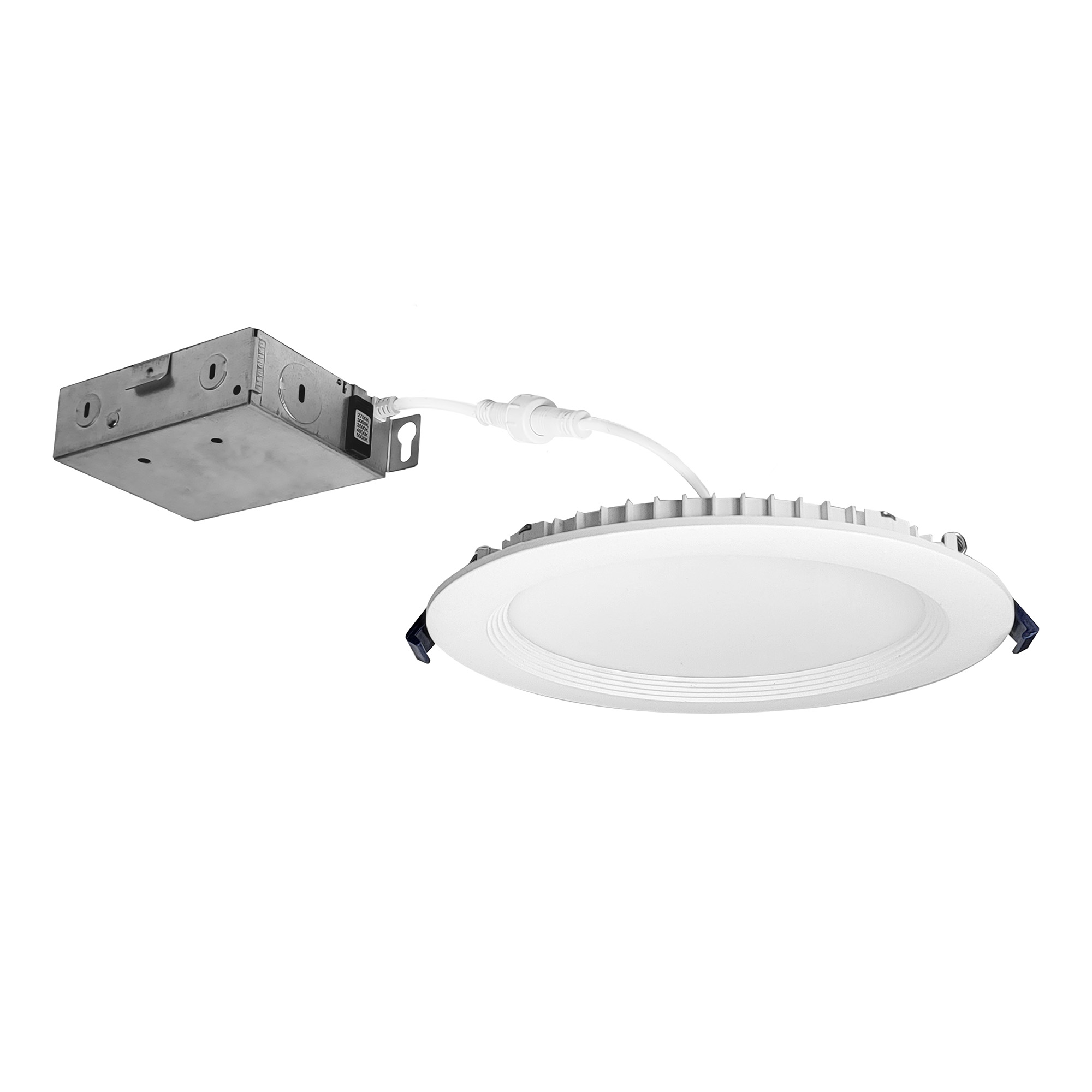 NORL NCSC-R6W2TWMPW 6IN CAN-LESS LED WAFER DOWNLIGHT WITH REGRESSED BAFFLE (QTY 1 = 12PACK)