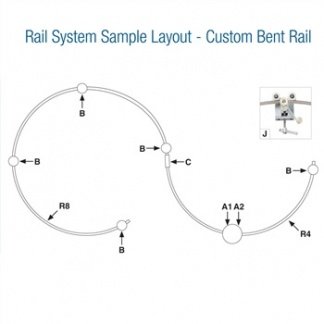 Nora Lighting NRS29-C204BZFR 3 Light Circle Rail Complete Track Nora Lighting NRS29-C204BZFR 3 Light Circle Rail Complete Track