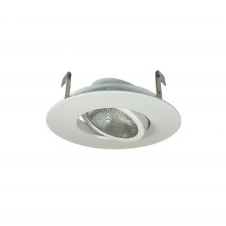 Nora Lighting NS-25B 4in Black Shower Recessed Light Trim W/ Frosted Dome Lens 